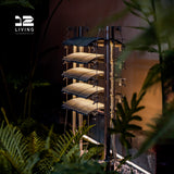 12living Eaves Floor Lamp – Modern Architectural Design with Soft Ambient Lighting