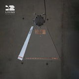 12living Industrial Mining Pendant Light – Vintage Metal Hanging Lamp for Home & Café