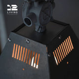 12living Industrial Mining Pendant Light – Vintage Metal Hanging Lamp for Home & Café