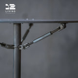 12living Aluminum Outdoor Side Table – Hydrogen-Coated Surface, Minimalist Design