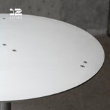 12living Aluminum Outdoor Side Table – Hydrogen-Coated Surface, Minimalist Design