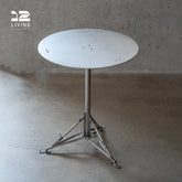 12living Aluminum Outdoor Side Table – Hydrogen-Coated Surface, Minimalist Design