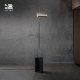 12living Modern Floor Lamp with Oriental Aesthetic – Minimalist Design in 304 Stainless Steel and Acrylic