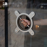 12living Pivot Door Pull Handle – 304 Stainless Steel Modern Hinge for Interior & Glass Doors