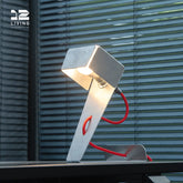 12living Minimalist Aluminum Desk Lamp – Modern Sculptural Lighting