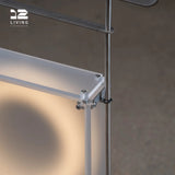 12living Portable Box-Style Floor Lamp with Handle – Industrial Minimalist Lighting