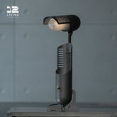 12living Adjustable Industrial Pelican Lamp – 3D Printed Shade, Vintage Style Table Light