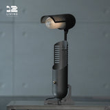 12living Adjustable Industrial Pelican Lamp – 3D Printed Shade, Vintage Style Table Light