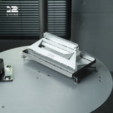 12living Handcrafted Industrial Metal Tissue Box,Designer Steel Holder for Home or Office