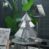 12living Modern Metal Tree Ambient Light,Handmade Designer Light with 3-Color Ambiance Modes