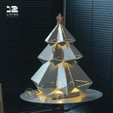 12living Modern Metal Tree Ambient Light,Handmade Designer Light with 3-Color Ambiance Modes