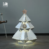 12living Modern Metal Tree Ambient Light,Handmade Designer Light with 3-Color Ambiance Modes