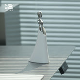 12living Arcta Blade 01 – Art-Inspired Fruit Knife with Stand, Decorative Peeler for Kitchen & Gift