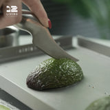 12living Arcta Blade 01 – Art-Inspired Fruit Knife with Stand, Decorative Peeler for Kitchen & Gift