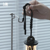 12living Touch-Control Ambient Light with Braided Strap – Snake-Inspired Hanging Design, Rechargeable LED