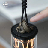 12living Touch-Control Ambient Light with Braided Strap – Snake-Inspired Hanging Design, Rechargeable LED