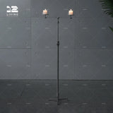 12living Galaxy II - Adjustable Floor Candle Holder – Dual Arm Aromatherapy Stand