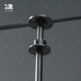 12living Galaxy II - Adjustable Floor Candle Holder – Dual Arm Aromatherapy Stand