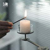 12living Galaxy II - Adjustable Floor Candle Holder – Dual Arm Aromatherapy Stand