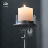 12living Galaxy I – Stainless Steel Desktop Candle Stand