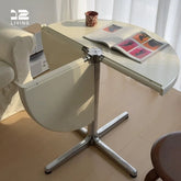 12living Foldable Round Table with Rolling Base – Space-Saving Multi-Form Design for Compact Living