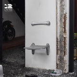 12living Foldable Wall-Mounted Industrial Chair – Vintage Minimalist Design for Dining & Outdoor Use