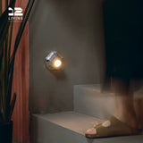 12Living Sleek Polyhedral Cast Aluminum LED Wall Light – Modern Design for Hallways & Corridors