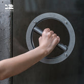 12living 304 Stainless Steel 360° Rotating Glass Door Handle – Industrial Style, Indoor & Outdoor Use