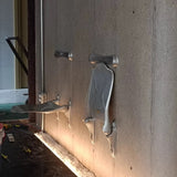 12living Foldable Wall-Mounted Industrial Chair – Vintage Minimalist Design for Dining & Outdoor Use