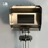 12living Sentinel Smart Stainless Steel Sculpture – LED Display with Text & Emojis, App Controlled Robot