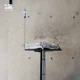 12living Metal Tabletop Sign Holder – Stainless Steel Menu Stand for Restaurants & Cafés