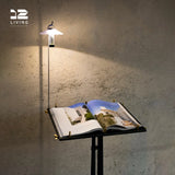 12living Metal Tabletop Sign Holder – Stainless Steel Menu Stand for Restaurants & Cafés