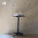 12living Metal Tabletop Sign Holder – Stainless Steel Menu Stand for Restaurants & Cafés