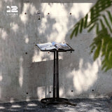 12living Metal Tabletop Sign Holder – Stainless Steel Menu Stand for Restaurants & Cafés