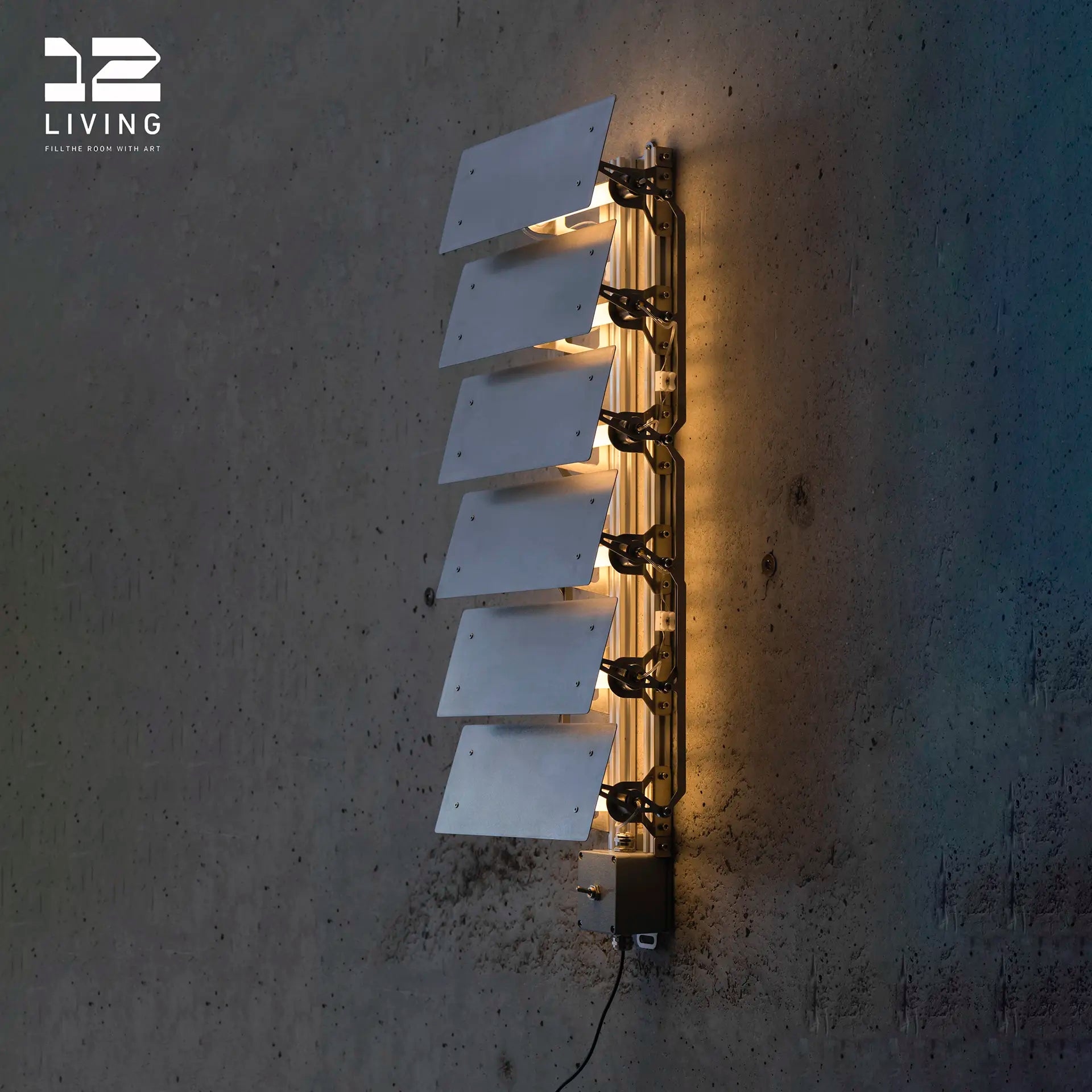 12living Multi-Panel Adjustable Wall Lamp – Modern Ambient Lighting