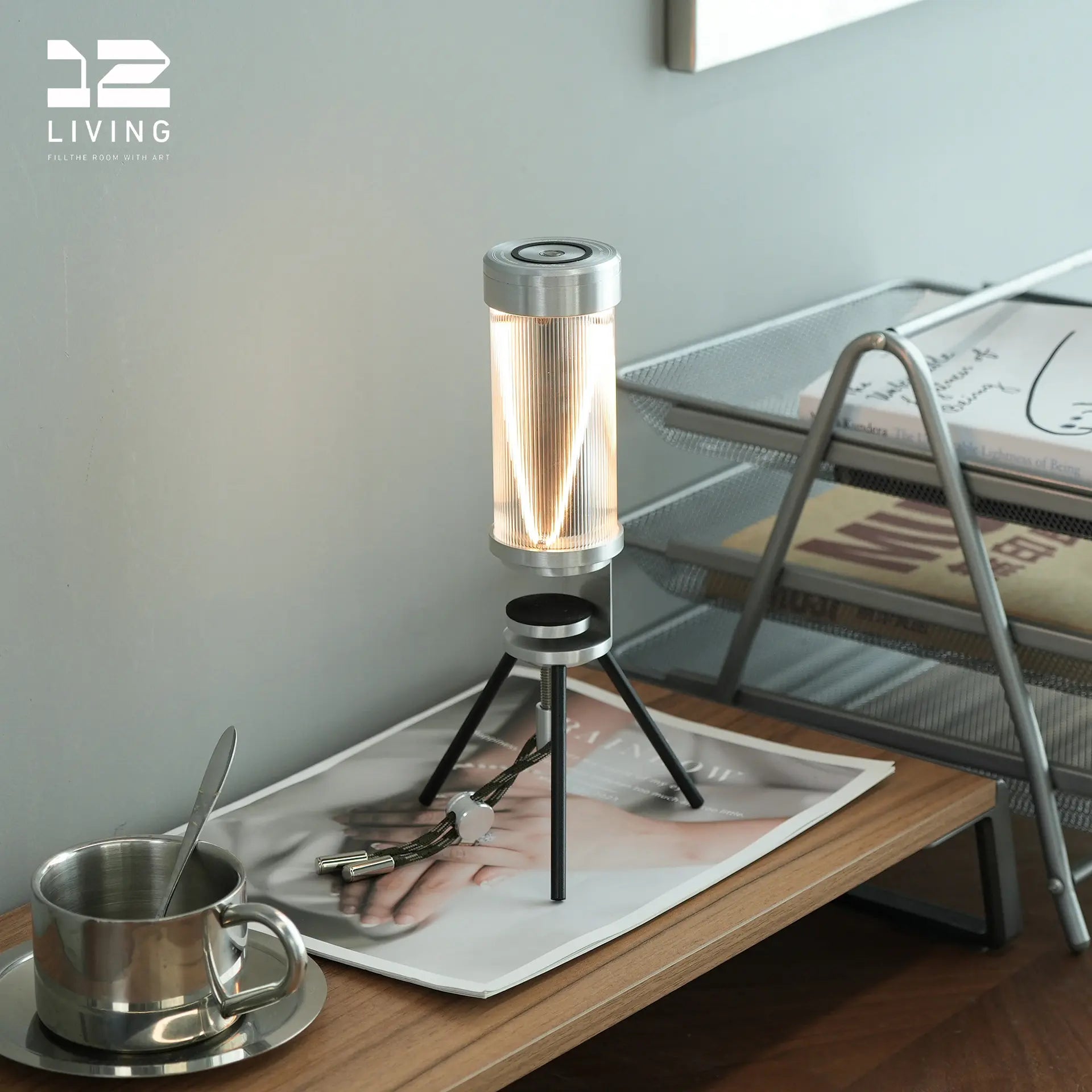 12living Camping Decorative Mood Lamp with Breathing Light – Rechargeable LED Night Light for Outdoor and Indoor Ambiance