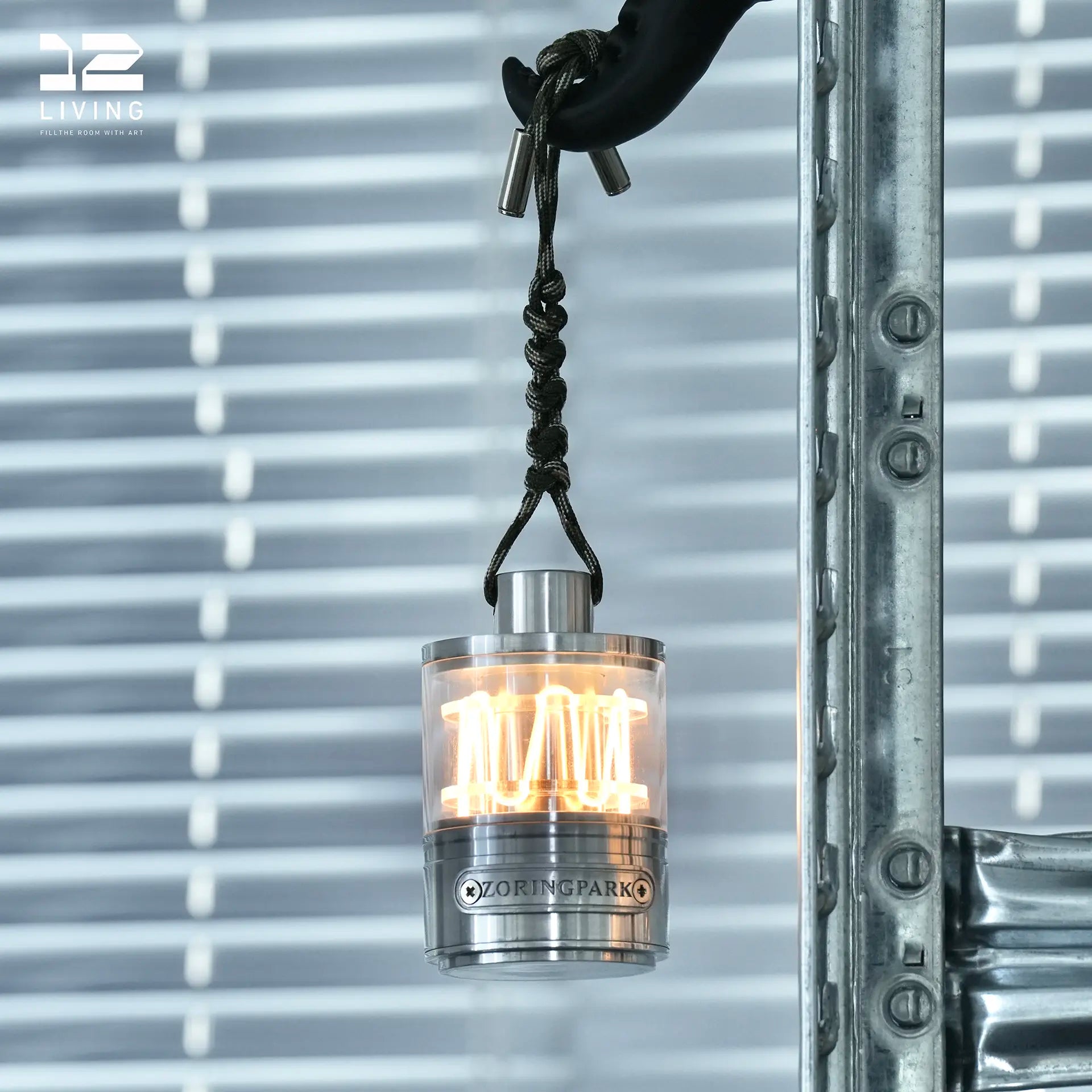 12living Outdoor Camping Decorative Mood Lamp – Creative Touch Lamp, Rechargeable, Dimmable Night Light for Home & Outdoors