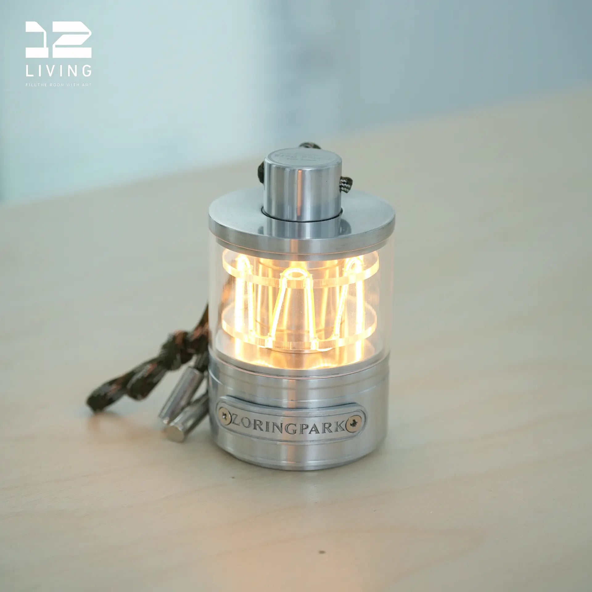 12living Outdoor Camping Decorative Mood Lamp – Creative Touch Lamp, Rechargeable, Dimmable Night Light for Home & Outdoors