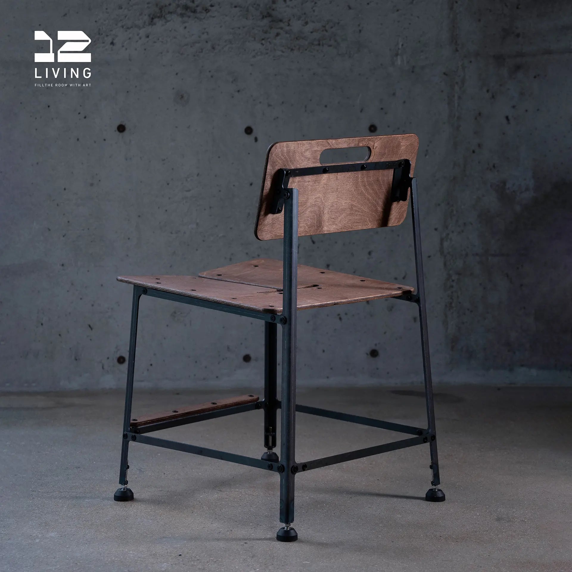 Marine Plywood Outdoor Chair with Backrest – Weatherproof Dining or Accent Chair for Patio & Living Room
