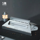 12living Handcrafted Industrial Metal Tissue Box,Designer Steel Holder for Home or Office