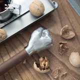 12living Solid Steel Fist Hammer – Handmade Metal Decor & Multi-Purpose Tool