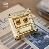 12Living Vintage Single/Double Toggle Switch with Copper/Aluminum Panel