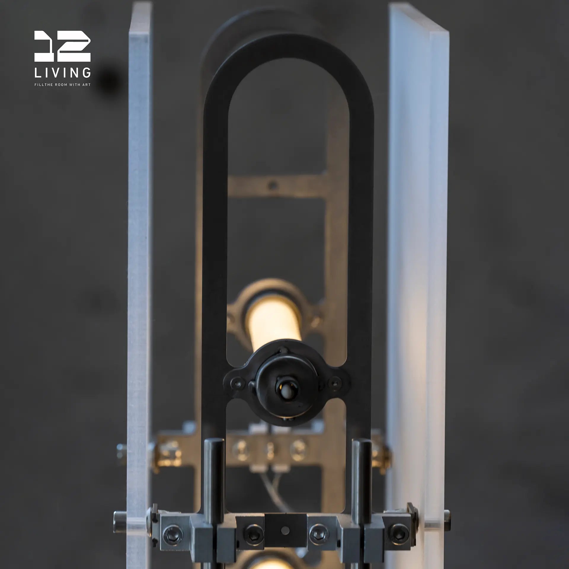 12living Modern Floor Lamp with 360° LED Tubes - 48W, 304 Stainless Steel & Cast Iron Structure
