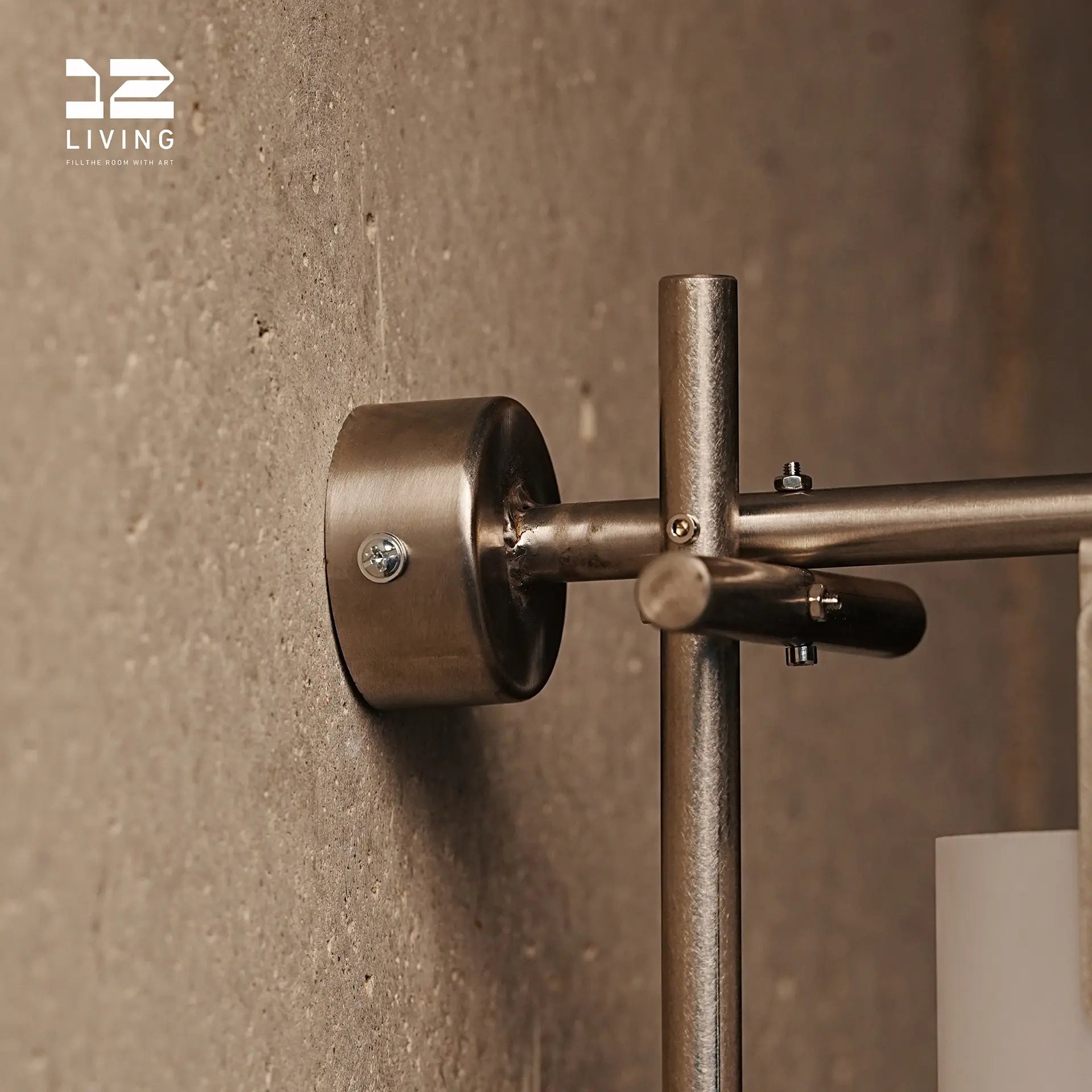 12living 304 Stainless Steel & 3mm Sandblasted Acrylic 3000K Indoor Wall Sconce – Sleek Modern Design