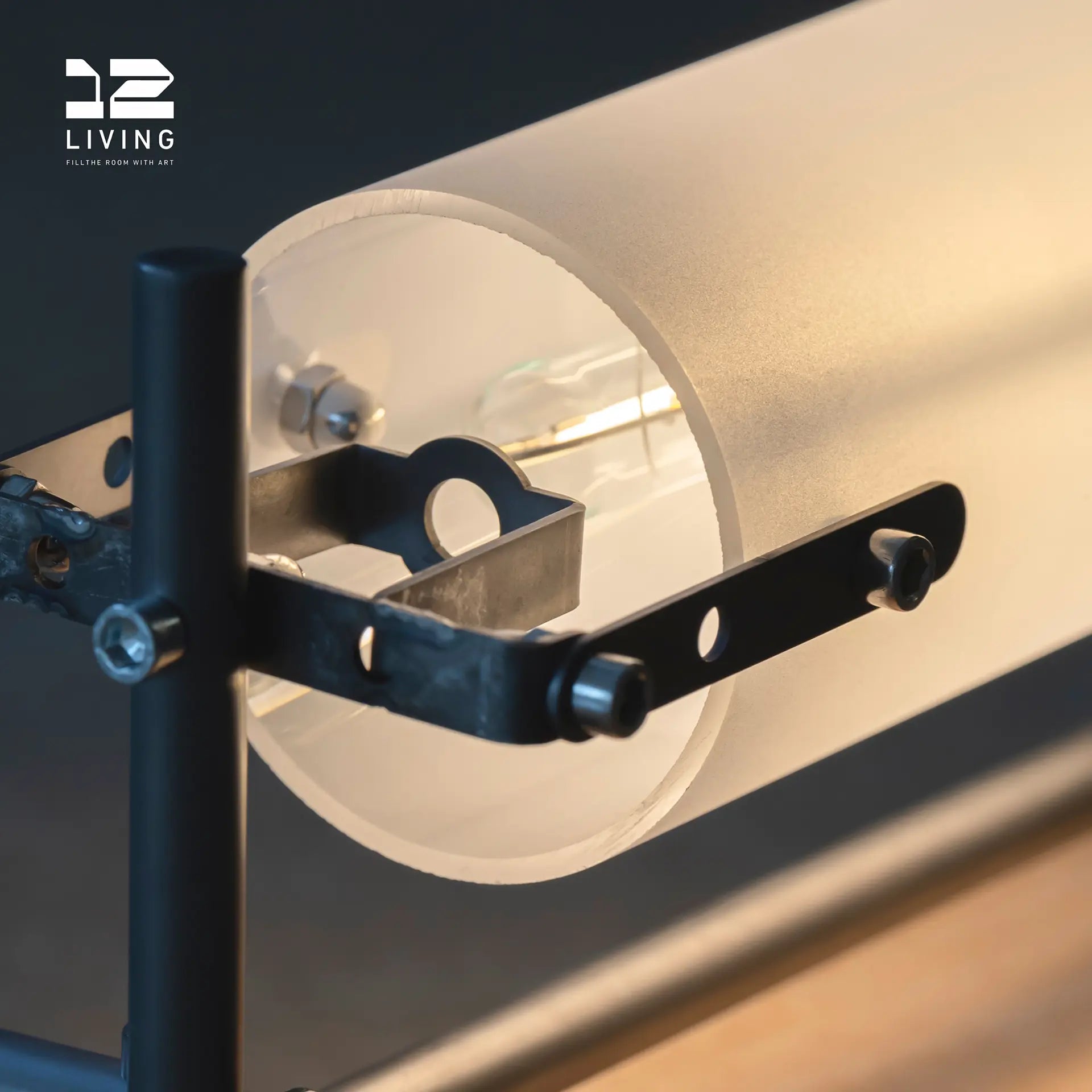 12living 304 Stainless Steel & 3mm Sandblasted Acrylic 3000K Indoor Wall Sconce – Sleek Modern Design