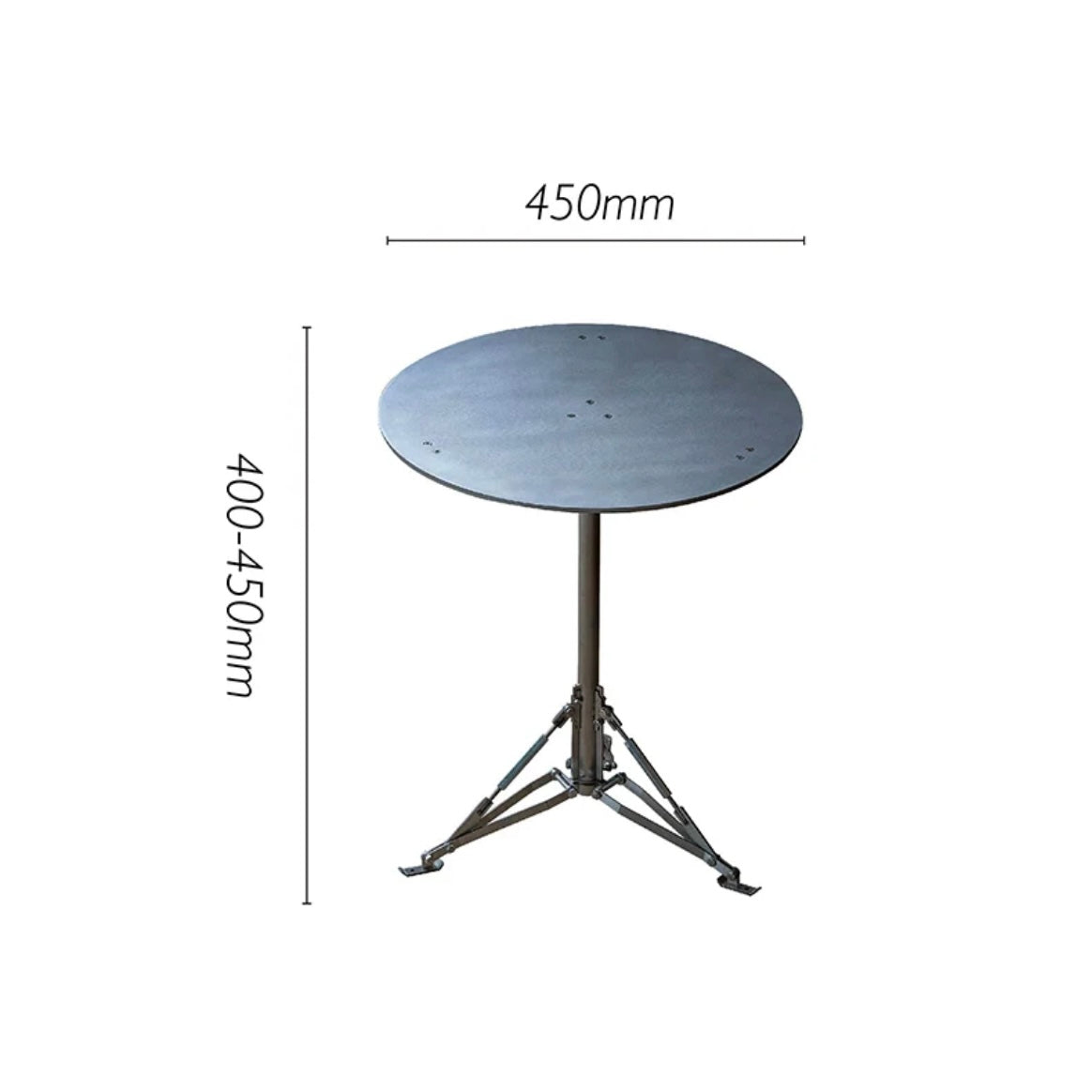12living Aluminum Outdoor Side Table – Hydrogen-Coated Surface, Minimalist Design